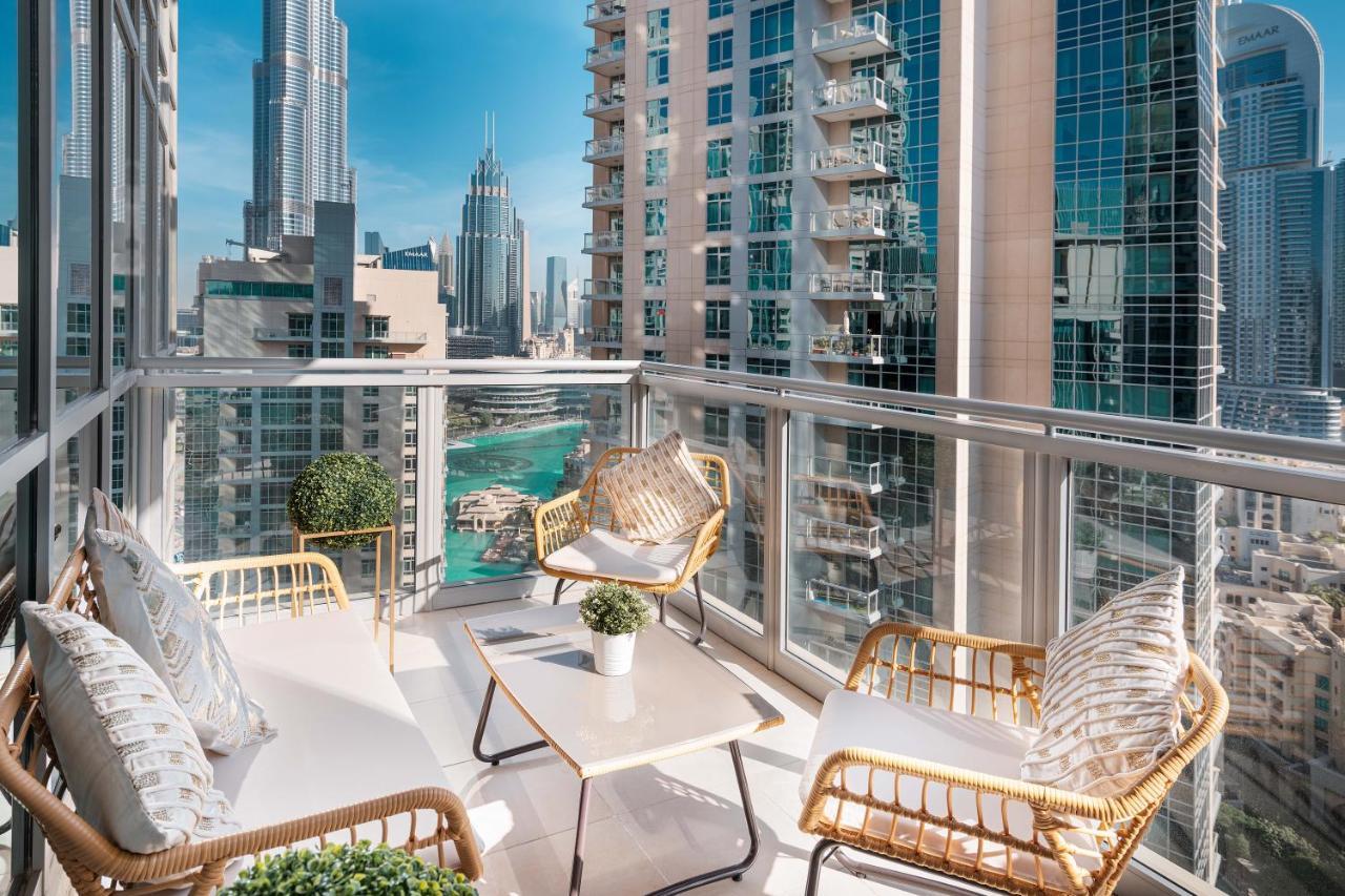 Elite Royal Apartment - Luxurious - Partial Burj Khalifa & Fountain View - Eminence 두바이 외부 사진